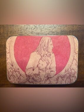 Upcycled Belt Buckle-vintage mother and child